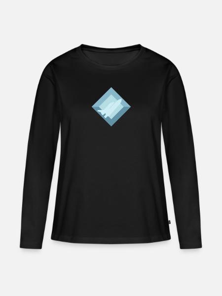 Aerospace Engineering Flieger Flugzeug - Frauen Premium Bio Langarmshirt - Schwarz