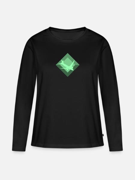 Aerospace Luftfahrt Aerospace Engineering - Frauen Premium Bio Langarmshirt - Schwarz
