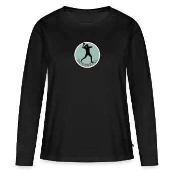 Dodgeball Player Dodgeball Team Team - Women's Premium Organic Long Sleeve Shirt - black - Front - Julia (174cm)