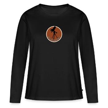 Physicist Astronomy - Women's Premium Organic Long Sleeve Shirt - black - Front - Julia (174cm)