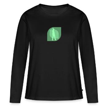 Axe Double Axe Axe Throwing - Women's Premium Organic Long Sleeve Shirt - black - Front - Julia (174cm)