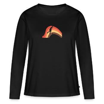 Futsal Team Ballsport - Women's Premium Organic Long Sleeve Shirt - black - Front - Julia (174cm)