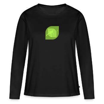 Axtwerfen Doppelaxt Sportart - Frauen Premium Bio Langarmshirt - Schwarz - Vorne - Julia (174cm)
