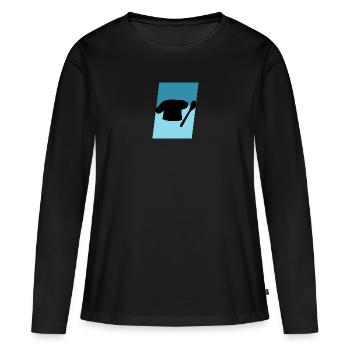 Backwaren Muffin Backen - Frauen Premium Bio Langarmshirt - Schwarz - Vorne - Julia (174cm)
