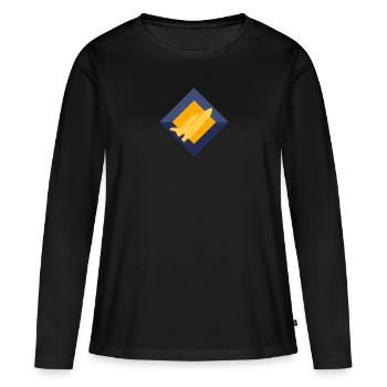 Aerospace Engineering Fliegen Flugzeug - Frauen Premium Bio Langarmshirt - Schwarz - Vorne - Julia (174cm)