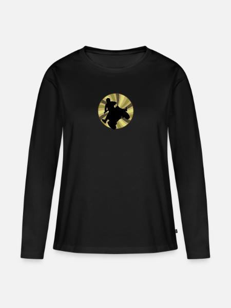 Stunt Stunt Stunt - Frauen Premium Bio Langarmshirt - Schwarz