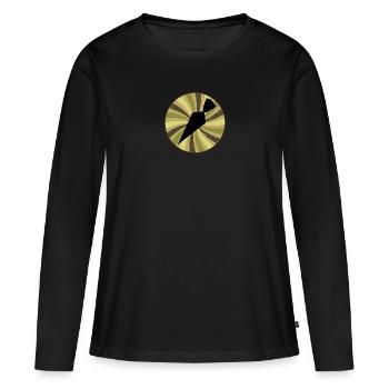 Cake Baking Baking - Women's Premium Organic Long Sleeve Shirt - black - Front - Julia (174cm)