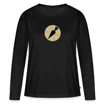Cuisson Produits de boulangerie Cuisson - T-shirt manches longues Premium bio Femme - noir - Devant - Julia (174cm)