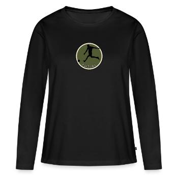 Futsal team Futsal player - Women's Premium Organic Long Sleeve Shirt - black - Front - Julia (174cm)