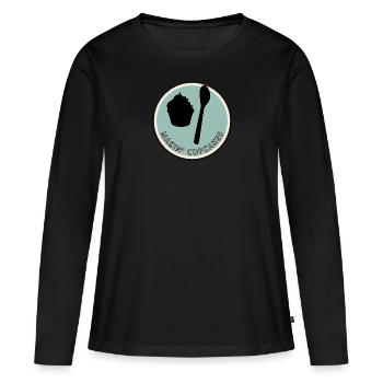 Baking Cupcake Maker - Women's Premium Organic Long Sleeve Shirt - black - Front - Julia (174cm)