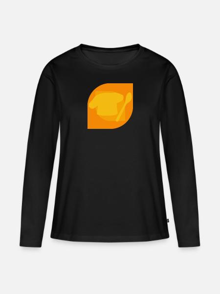 Backen Bäckerei Bäcker - Frauen Premium Bio Langarmshirt - Schwarz