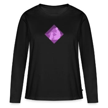 Dog Trainer Dog School Agility - Women's Premium Organic Long Sleeve Shirt - black - Front - Julia (174cm)