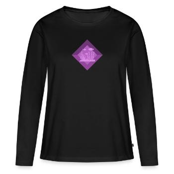 Aquarium Sea - Women's Premium Organic Long Sleeve Shirt - black - Front - Julia (174cm)
