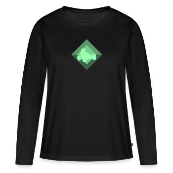 Autocross Speedster Voiture - T-shirt manches longues Premium bio Femme - noir - Devant - Julia (174cm)