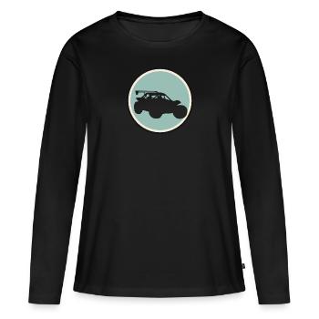 Autocross Speedster Racer - T-shirt manches longues Premium bio Femme - noir - Devant - Julia (174cm)