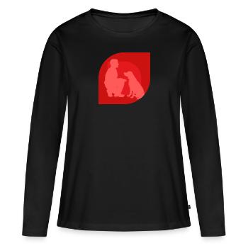 Dog Trainer Dog Training - Women's Premium Organic Long Sleeve Shirt - black - Front - Julia (174cm)