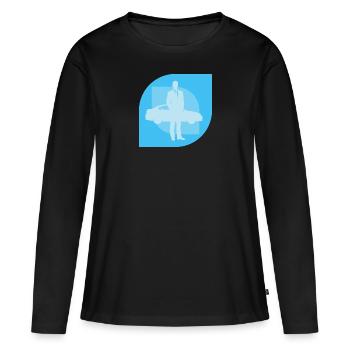 Autoverkaeufer Fahrzeug Sportauto - Frauen Premium Bio Langarmshirt - Schwarz - Vorne - Julia (174cm)