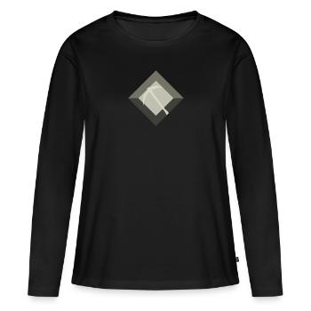 Bergbau Mine Bergbauarbeiter - Frauen Premium Bio Langarmshirt - Schwarz - Vorne - Julia (174cm)