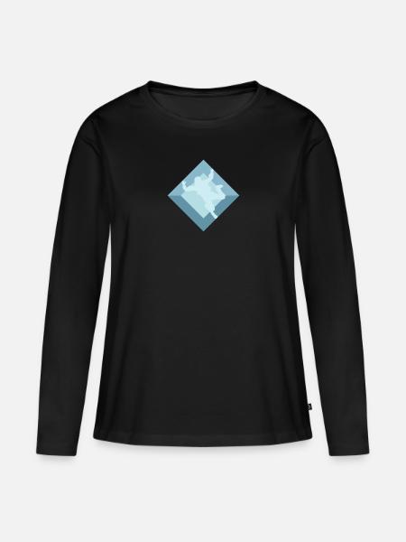 Skydiving Luft Adrenalin - Frauen Premium Bio Langarmshirt - Schwarz