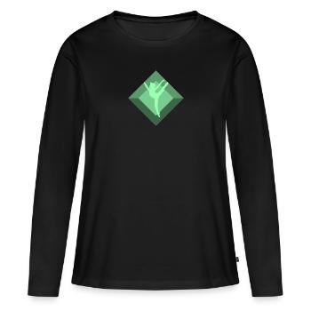 Gymnastics Training Gymnastics Trainer - Women's Premium Organic Long Sleeve Shirt - black - Front - Julia (174cm)