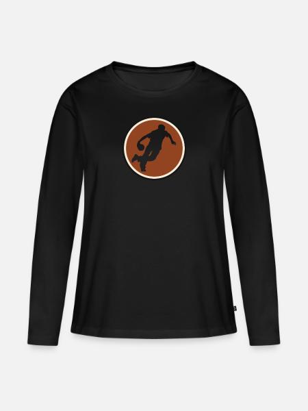 Bowling Strike - Frauen Premium Bio Langarmshirt - Schwarz