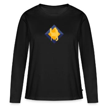 Pinball Gambler Gaming - Women's Premium Organic Long Sleeve Shirt - black - Front - Julia (174cm)
