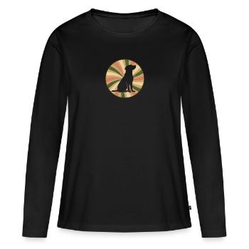 Dog trainer dog training - Women's Premium Organic Long Sleeve Shirt - black - Front - Julia (174cm)