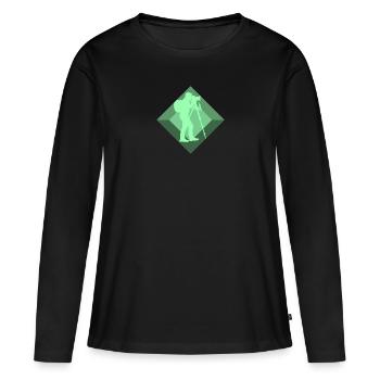 Fotografie Fotograf Spiegelreflexkamera - Frauen Premium Bio Langarmshirt - Schwarz - Vorne - Julia (174cm)