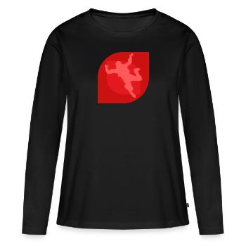 Skydiving Air - Women's Premium Organic Long Sleeve Shirt - black - Front - Julia (174cm)