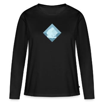 Gardening Flower Garden - Women's Premium Organic Long Sleeve Shirt - black - Front - Julia (174cm)