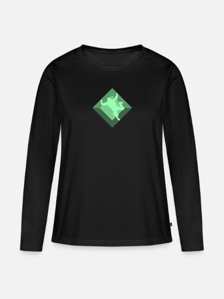Skydiving Adrenalin Skydive - Frauen Premium Bio Langarmshirt - Schwarz