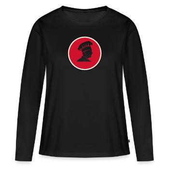 Chef Cooking Star Chef - Women's Premium Organic Long Sleeve Shirt - black - Front - Julia (174cm)
