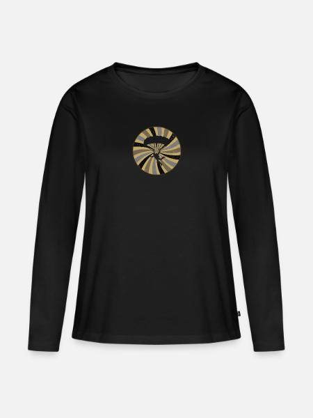 Skydiving Base Jumping - Frauen Premium Bio Langarmshirt - Schwarz