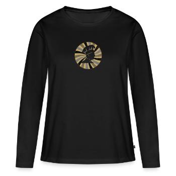 Cooking Cooking - Women's Premium Organic Long Sleeve Shirt - black - Front - Julia (174cm)