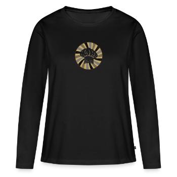 Cuisine Art culinaire - T-shirt manches longues Premium bio Femme - noir - Devant - Julia (174cm)