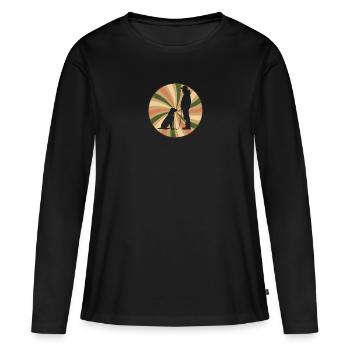 Dog trainer dog training dog educator - Women's Premium Organic Long Sleeve Shirt - black - Front - Julia (174cm)
