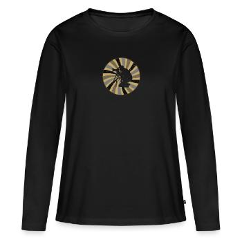 Fotografie Fotografieren Fotoshooting - Frauen Premium Bio Langarmshirt - Schwarz - Vorne - Julia (174cm)