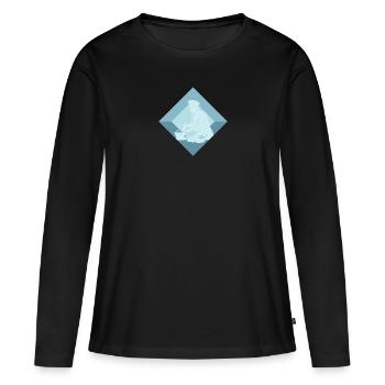 Koch Kochen - Frauen Premium Bio Langarmshirt - Schwarz - Vorne - Julia (174cm)