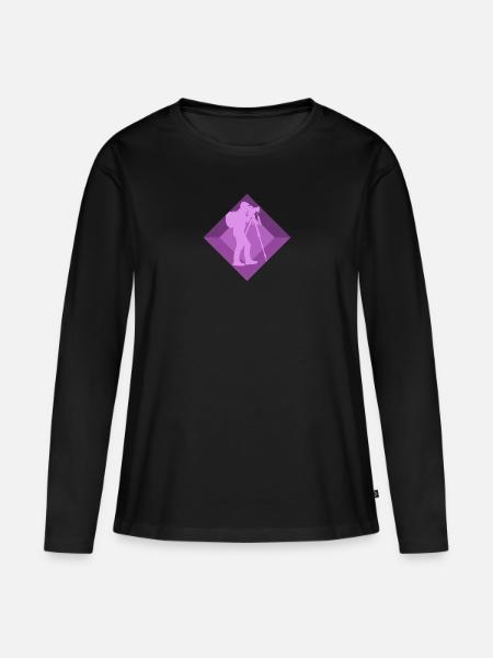 Fotografie Fotoshooting Spiegelreflexkamera - Frauen Premium Bio Langarmshirt - Schwarz