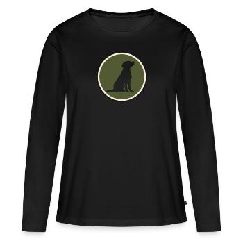 Dog Training Dog Sports Dog Trainer - Women's Premium Organic Long Sleeve Shirt - black - Front - Julia (174cm)