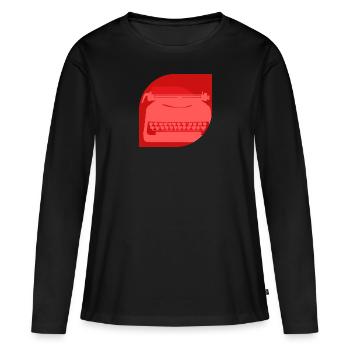 Rugby Sport - Women's Premium Organic Long Sleeve Shirt - black - Front - Julia (174cm)