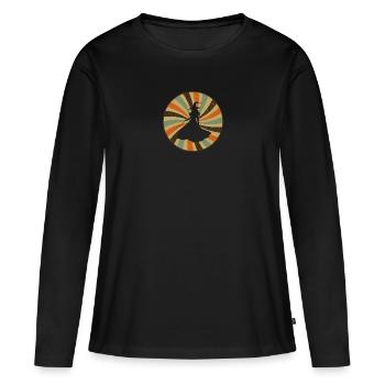 Hexe Magie Hexenkessel - Frauen Premium Bio Langarmshirt - Schwarz - Vorne - Julia (174cm)