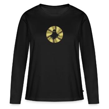 Gespenst Geister Schrecken - Frauen Premium Bio Langarmshirt - Schwarz - Vorne - Julia (174cm)