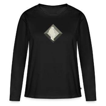 Chorégraphie de Breakdance Power Moves - T-shirt manches longues Premium bio Femme - noir - Devant - Julia (174cm)