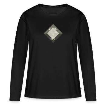 Biology Organisms Ecology - Women's Premium Organic Long Sleeve Shirt - black - Front - Julia (174cm)
