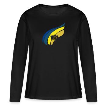 Photographer Camera Lens - Women's Premium Organic Long Sleeve Shirt - black - Front - Julia (174cm)