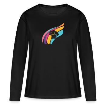 Cooking Hobby Chef Star Chef - Women's Premium Organic Long Sleeve Shirt - black - Front - Julia (174cm)