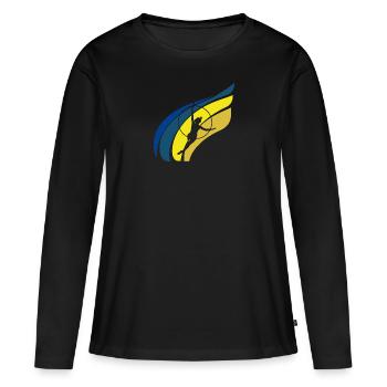 Gymnastics Trainers Gymnastics Training Gymnastics - Women's Premium Organic Long Sleeve Shirt - black - Front - Julia (174cm)