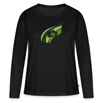 Photography Lens Camera - Women's Premium Organic Long Sleeve Shirt - black - Front - Julia (174cm)