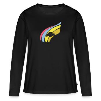 Speedster d’autocross - T-shirt manches longues Premium bio Femme - noir - Devant - Julia (174cm)